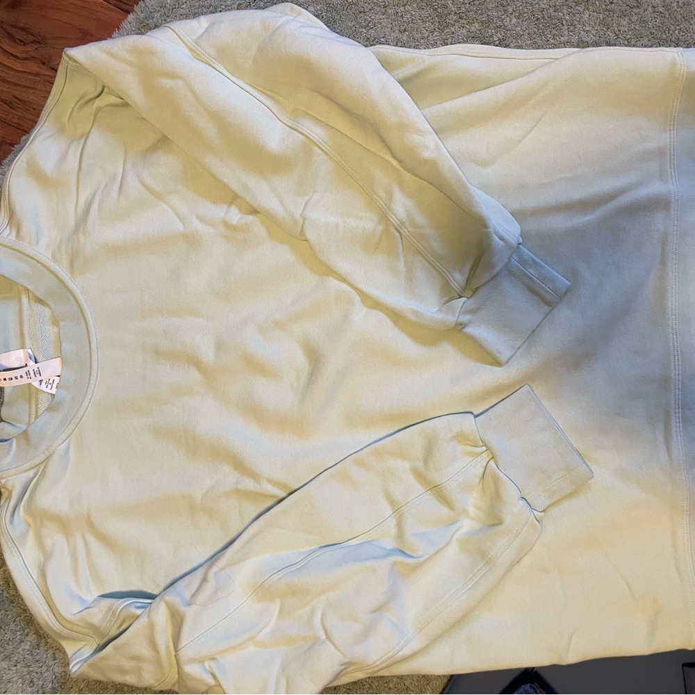 lululemon athletica Pale Mint Green Crewneck Sweatshirt